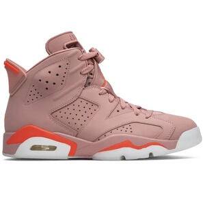 Nike Air Jordan X Aleali May 6 Retro Leather Sneaker Millennial Pink Women's 8.5